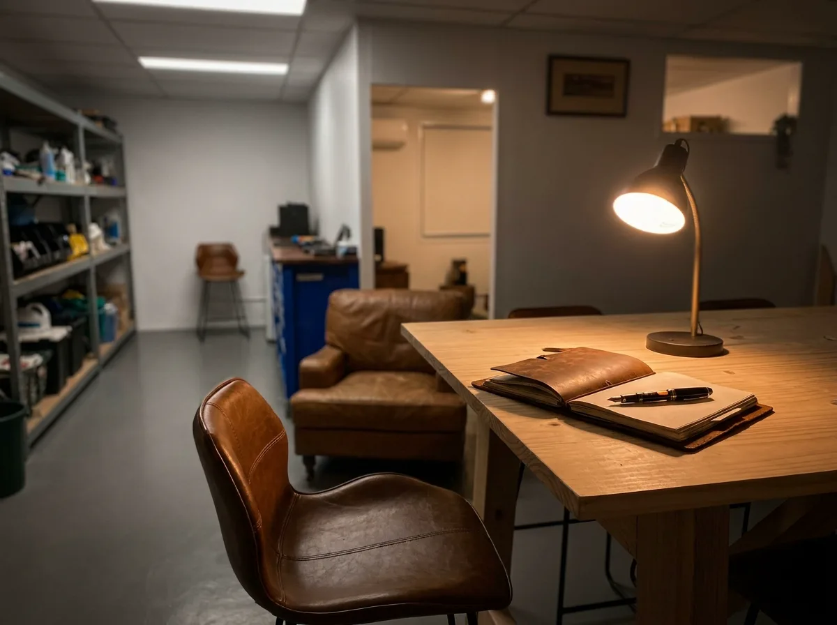 The Timber Therapy workshop and consultation space